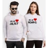 Tshirthane My Romeo My Juliet Sevgili Kombinleri Kapüşonlu Çift Kombini