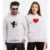 Tshirthane Cupid Heart Sevgili Kombinleri Kapüşonlu Çift Kombini