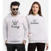 Tshirthane King Queen Sevgili Kombinleri Kapüşonlu Çift Kombini