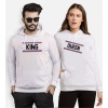 Tshirthane King Queen 22 Sevgili Kombinleri Kapüşonlu Çift Kombini