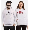 Tshirthane Mr.Mrs. Glasses Sevgili Kombinleri Kapüşonlu Çift Kombini