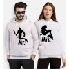 Tshirthane Mr. Mrs. Poseidon  Sevgili Kombinleri Kapüşonlu Çift Kombini