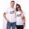 Tshirthane My Romeo My Juliet Sevgili Kombinleri Tshirt Çift Kombini