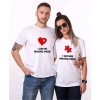 Tshirthane Missing Piece  Sevgili Kombinleri Tshirt Çift Kombini