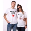 Tshirthane You Are My Home Sevgili Kombinleri Tshirt Çift Kombini