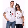 Tshirthane Snoopy Love Sevgili Kombinleri Tshirt Çift Kombini