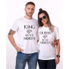 Tshirthane King Queen Stark  Sevgili Kombinleri Tshirt Çift Kombini