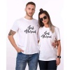 Tshirthane Just Married Sevgili Kombinleri Tshirt Çift Kombini