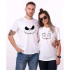 Tshirthane Jack Sally 1  Sevgili Kombinleri Tshirt Çift Kombini