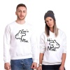 Tshirthane She He Mine Sevgili Kombinleri Sweatshirt Çift Kombini