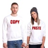 Tshirthane Copy Paste Kopyala Yapıştır Sevgili Kombinleri Sweatshirt Çift Kombini