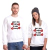 Tshirthane My Pain İn The Neck Sevgili Kombinleri Sweatshirt Çift Kombini