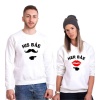 Tshirthane His Bae Her Bae Sevgili Kombinleri Sweatshirt Çift Kombini