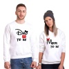 Tshirthane Dad Mom Sevgili Kombinleri Sweatshirt Çift Kombini