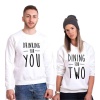 Tshirthane Drinking For You Dining For Two Sevgili Kombinleri Sweatshirt Çift Kombini