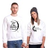 Tshirthane My Sun Love Moon Sevgili Kombinleri Sweatshirt Çift Kombini