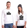 Tshirthane  Boss Realboss Sevgili Kombinleri Sweatshirt Çift Kombini