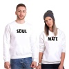 Tshirthane Soul Mate Sevgili Kombinleri Sweatshirt Çift Kombini