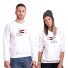 Tshirthane Mıknatıs Çift Sevgili Kombinleri Sweatshirt Çift Kombini