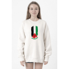 Watermelon Palestine Flag Beyaz Kadın 2ip Sweatshirt