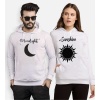 Tshirthane Moonlight Sunshine  Sevgili Kombinleri Kapüşonlu Kombini