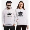 Tshirthane Prince Princess  Sevgili Kombinleri Kapüşonlu Kombini