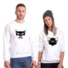 Tshirthane Cat  Sevgili Kombinleri Sweatshirt Kombini