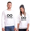 Tshirthane Infinity Beyond  Sevgili Kombinleri Sweatshirt Kombini