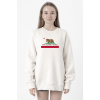 Fallout New California Republic Flag Beyaz Kadın 2ip Sweatshirt