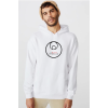 3 Body Problem Logo Beyaz Erkek 3ip Kapşonlu  Sweatshirt