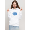 Doctor Who New Beyaz Kadın 3ip Kapşonlu Sweatshirt