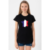 Euro 24 France Siyah Kadın Tshirt