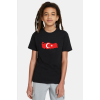 Euro 24 Türkiye Siyah Çocuk Tshirt