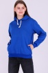 Mavi Basic Oversize Kadın Kapüşonlu Hoodie 3 iplik Sweatshirt