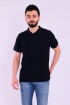 Siyah Basic Polo Yaka Erkek Tshirt