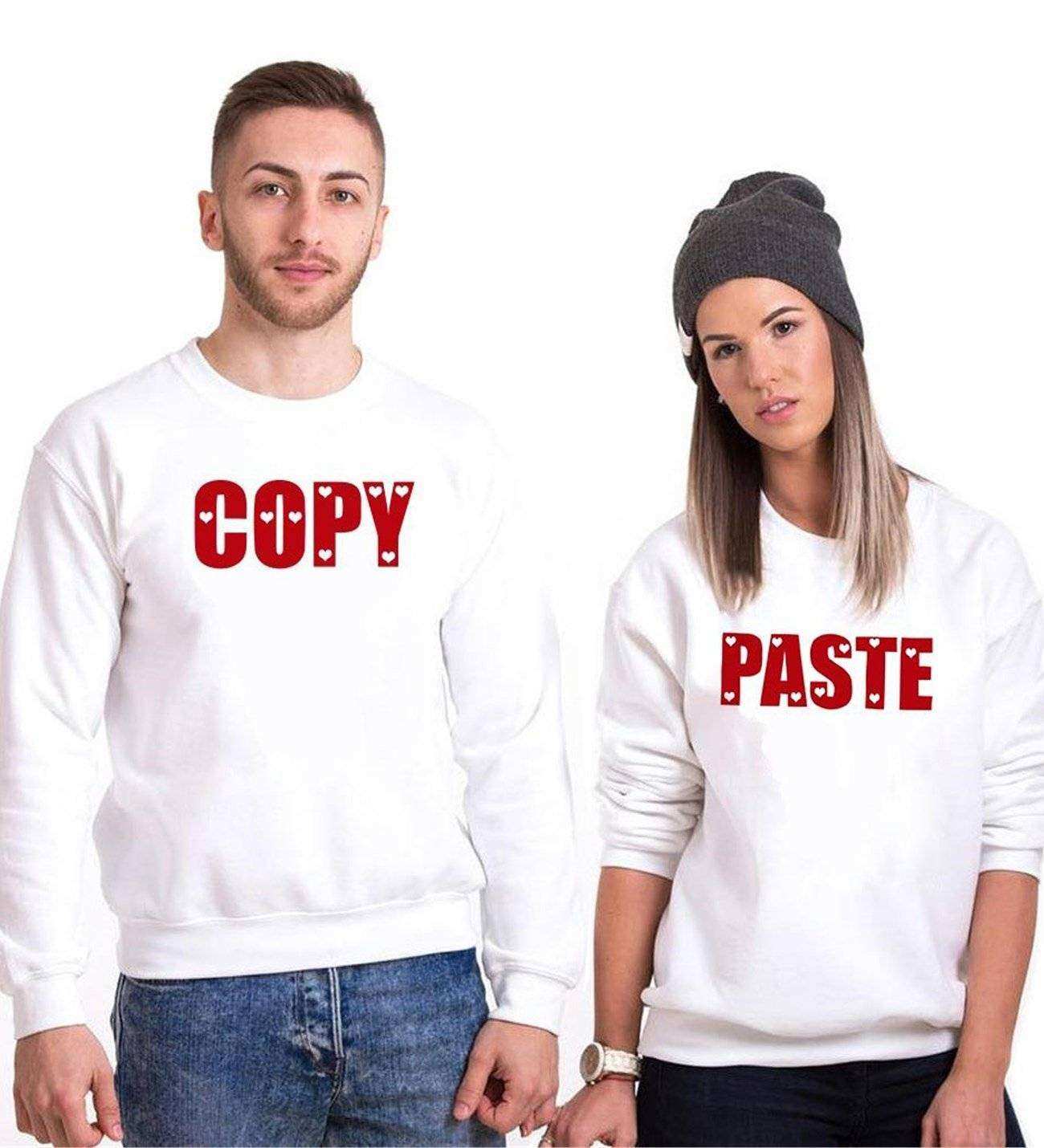 Tshirthane Copy Paste Kopyala Yapıştır Sevgili Kombinleri Sweatshirt Kombini