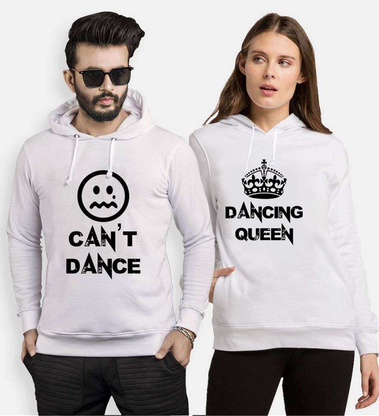 Tshirthane Dancing Dange  Sevgili Kombinleri Kapüşonlu Kombini