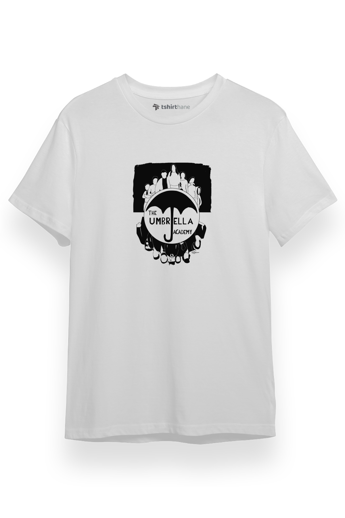 The Umbrella Academy Dark Essential Beyaz Kısa kol Erkek Tshirt