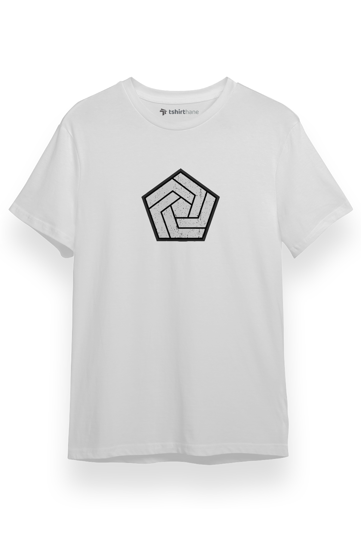 Tenet Rotas Logo Beyaz Kısa kol Erkek Tshirt