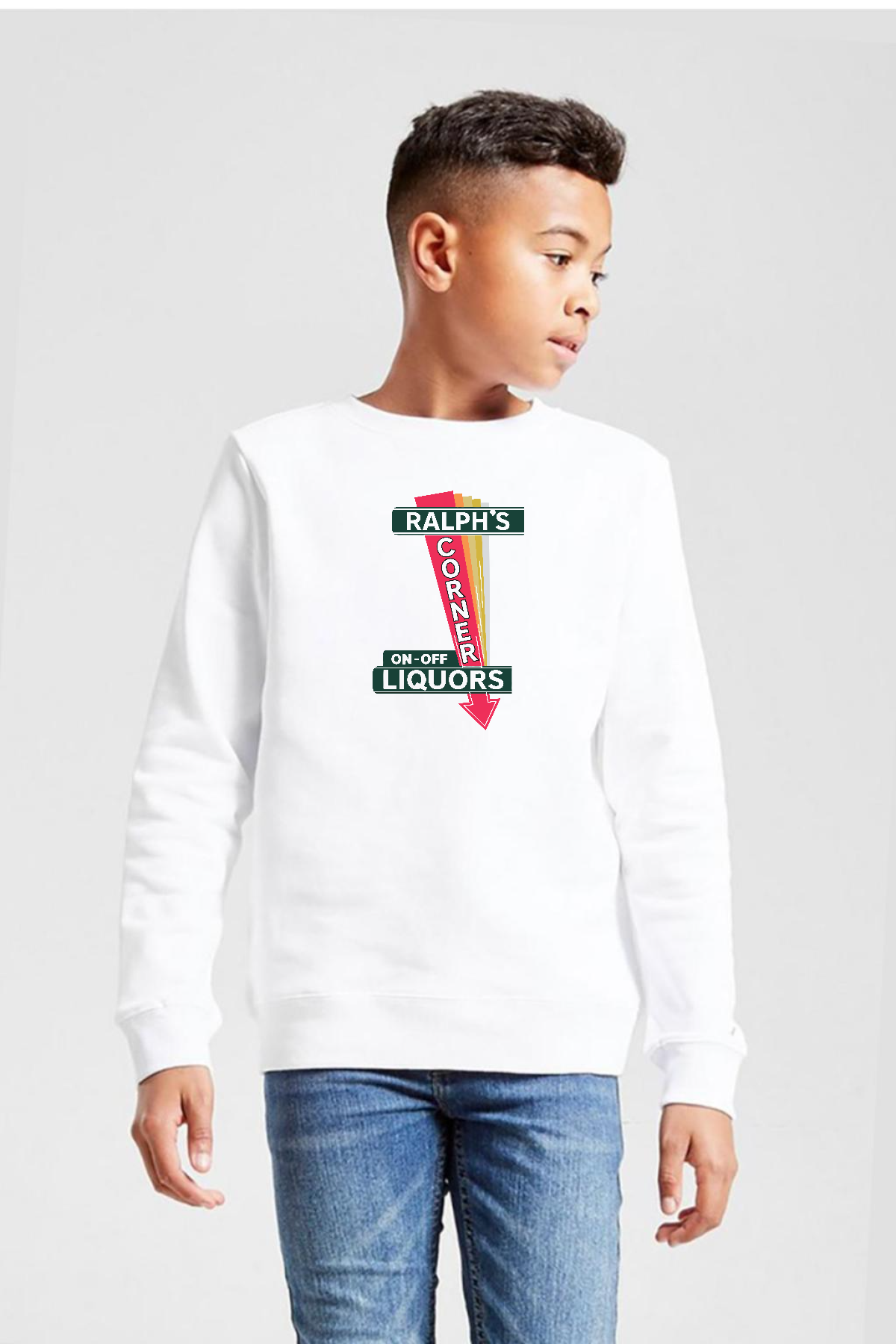 Fargo Ralphs Corner Diner Beyaz Çocuk 2ip Sweatshirt