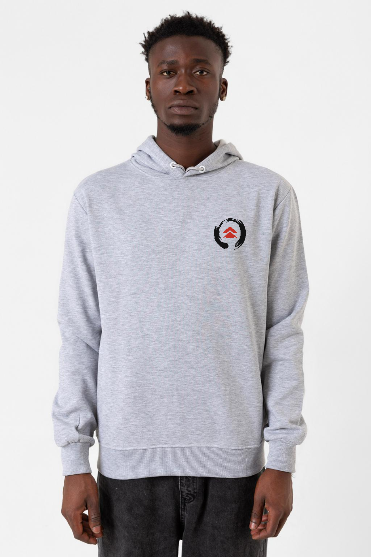 Ghost Of Tsushima Logo Grimelanj Erkek Kapşonlu 3ip Sweatshirt