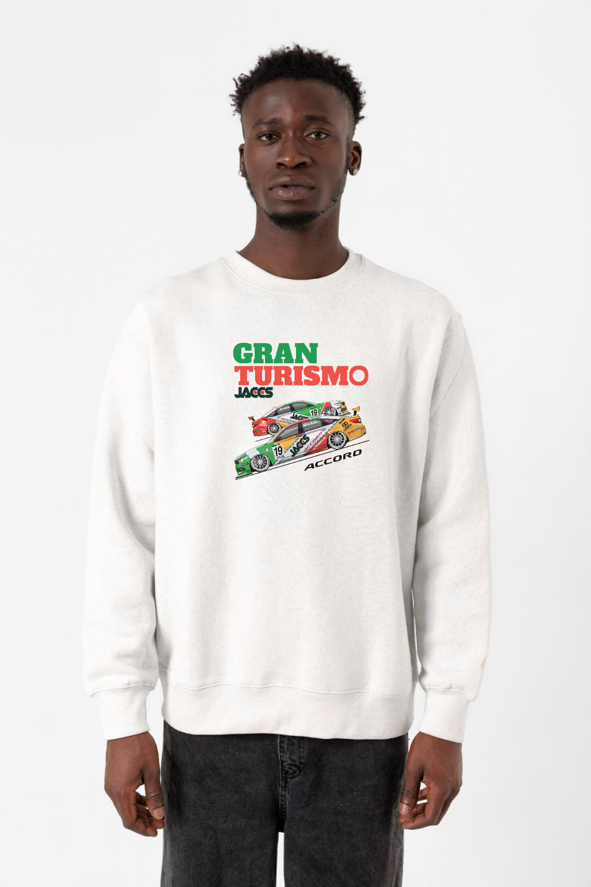 Gran Turismo Jaccs Accord Beyaz Erkek 2ip Sweatshirt