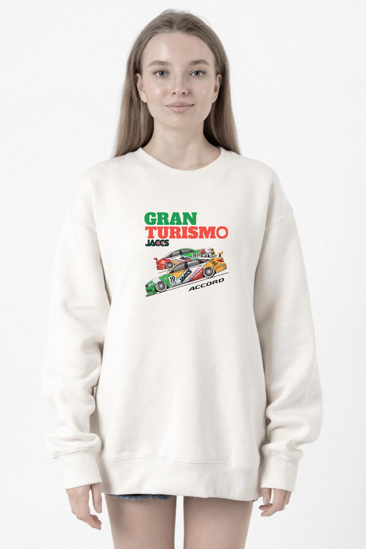 Gran Turismo Jaccs Accord Beyaz Kadın 2ip Sweatshirt