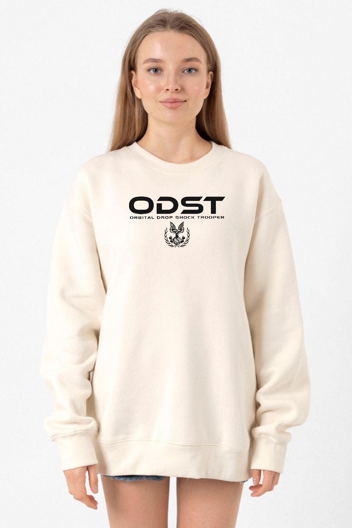 Halo Odst Orbital Drop Shock Trooper Ekru Kadın 2ip Sweatshirt