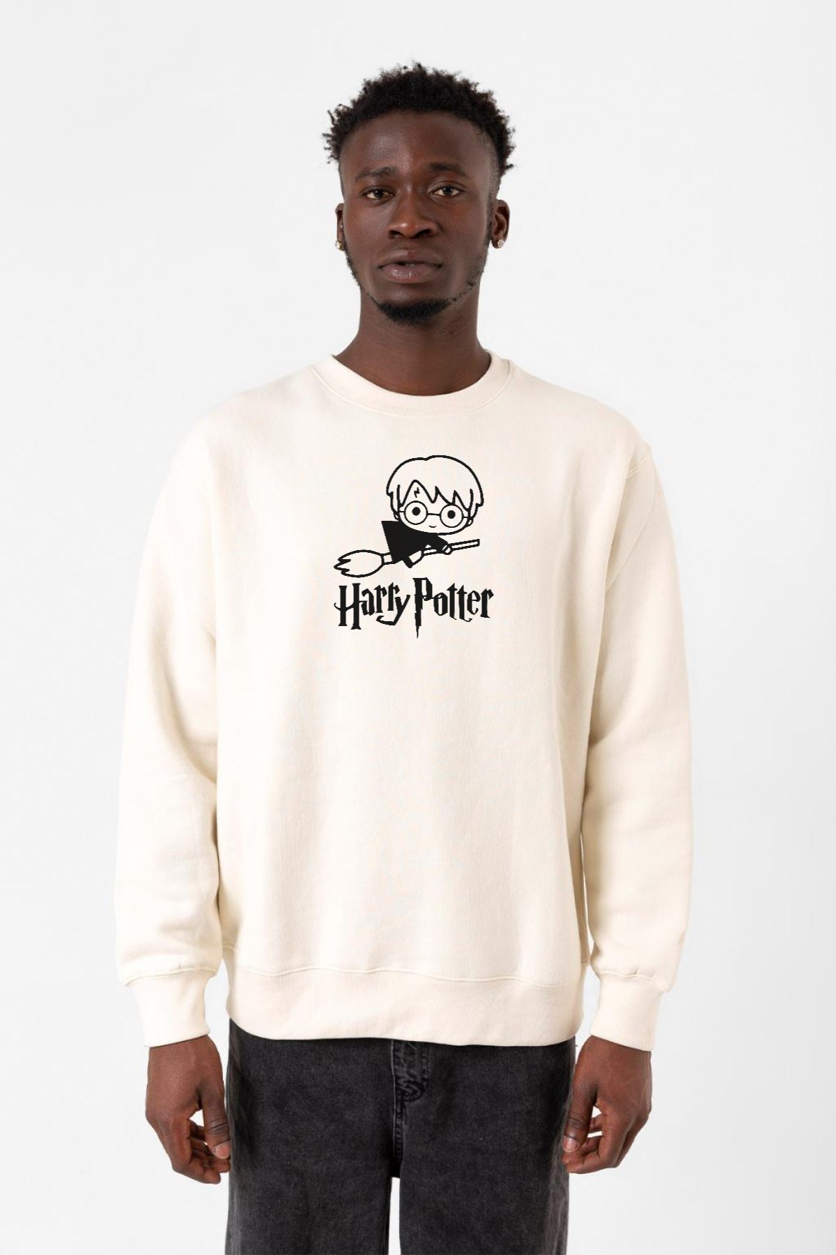 HP Fly Ekru Erkek 2ip Sweatshirt