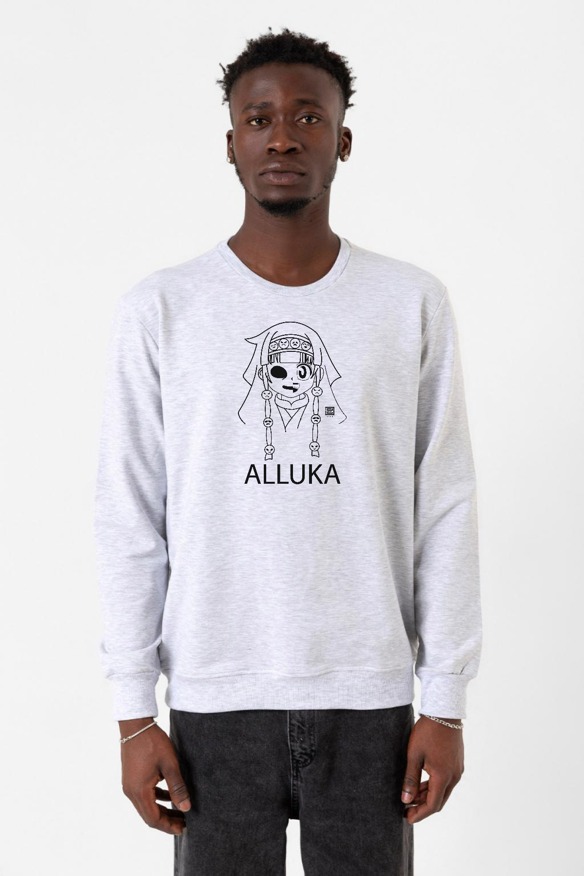 Hunter x Hunter Anime Alluka Karmelanj Erkek 2ip Sweatshirt