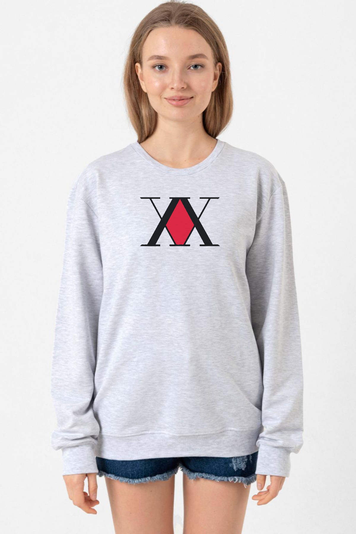 Hunter x Hunter Anime Logo Grimelanj Kadın 2ip Sweatshirt