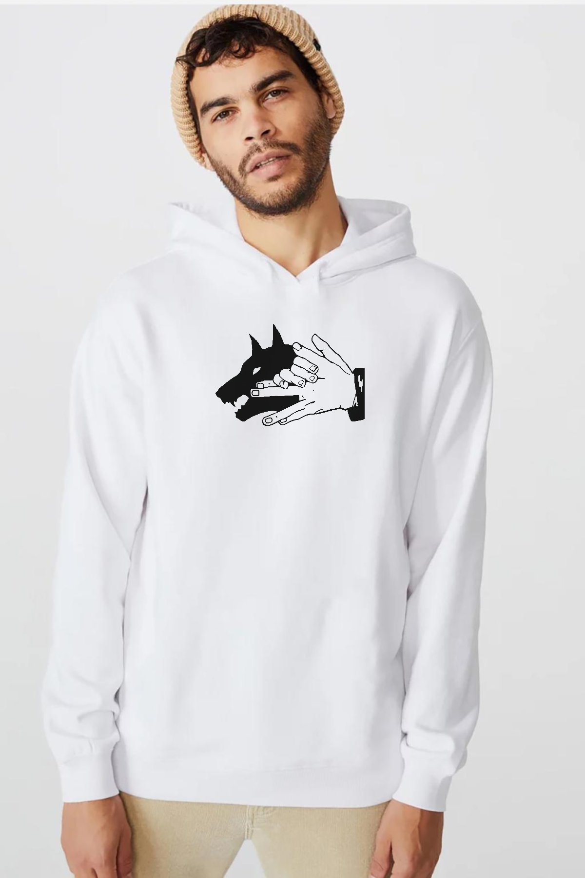 Jujutsu Kaisen Anime Divine Dogs Beyaz Erkek 3ip Kapşonlu  Sweatshirt