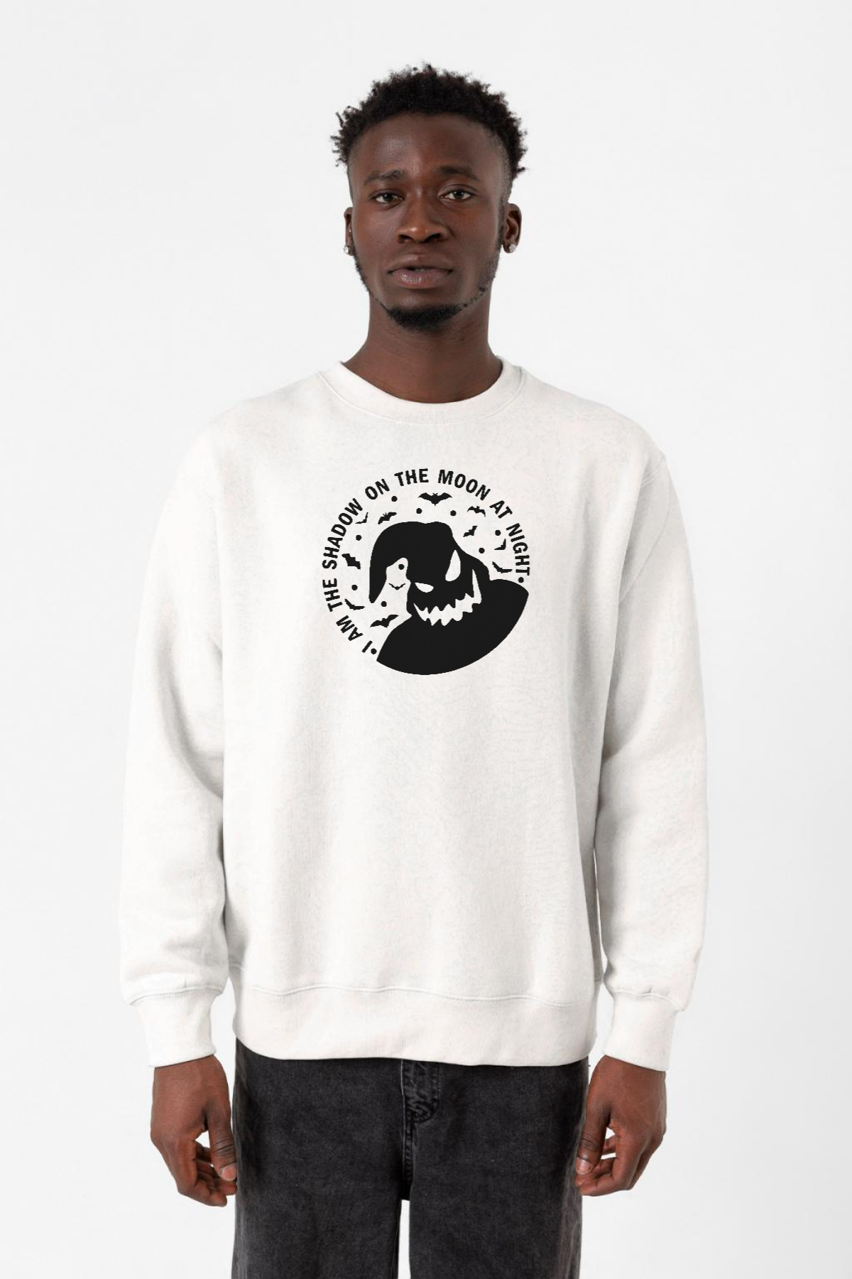 Oogie Boogie Beyaz Erkek 2ip Sweatshirt