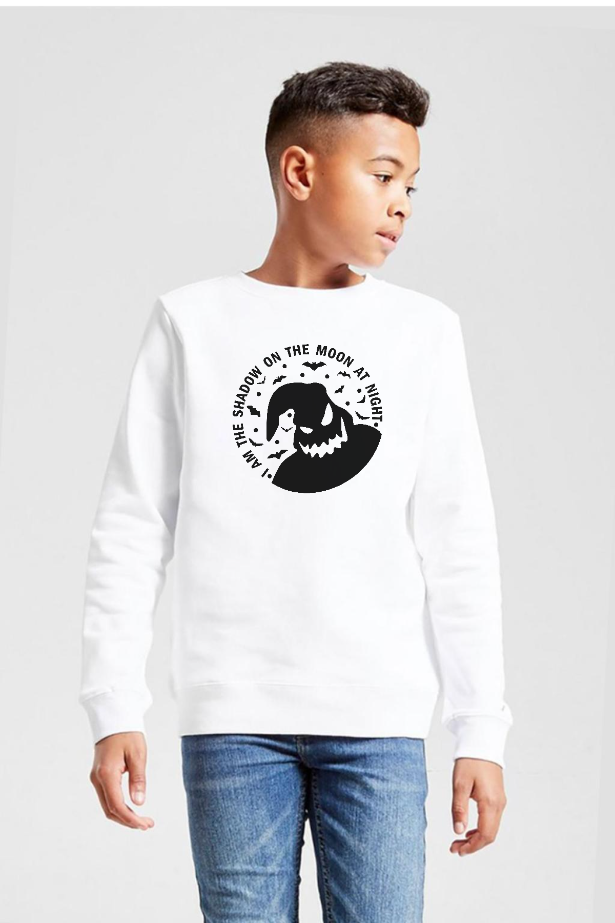 Oogie Boogie Beyaz Çocuk 2ip Sweatshirt